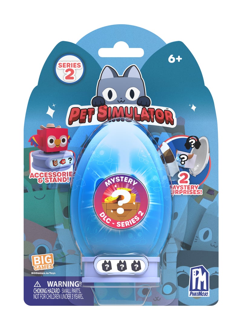 PET Simulator Pet Simulator X Mystery Egg 3-Inches Assorted 1 Piece (Style & Color May Vary) | DLC Code Included! | Collectible Pet Figure | Mystery Figure | Surprise Figure | Perfect for Kids, Gamers and Collectors.  - Image 1