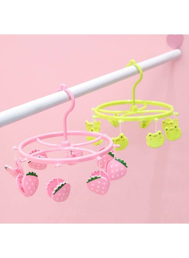 8-Pin Underwear and Sock Dryer with 360-Degree Rotating Hook, Unique and Practical Design  S - Image 1