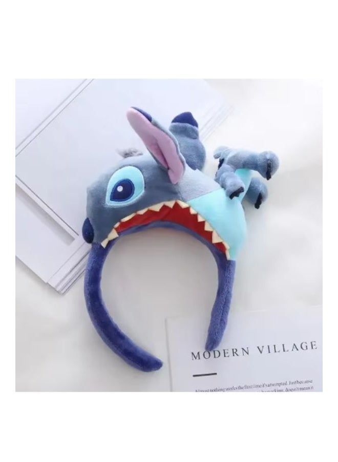 Disney Plush 3D Stitch Headband for Women & Children – Cute Cartoon Hair Accessory - Image 2