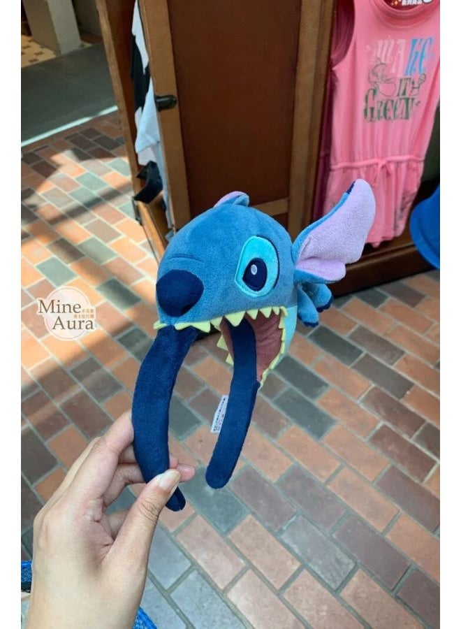 Disney Plush 3D Stitch Headband for Women & Children – Cute Cartoon Hair Accessory - Image 3