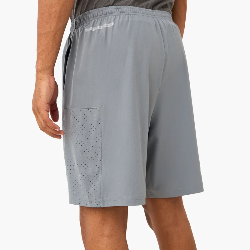 Kappa Kappa Logo Print Shorts with Mesh Accent