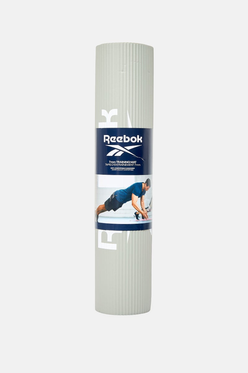Reebok Men Brand Logo Fitness Training Mat, Grey  - Image 1