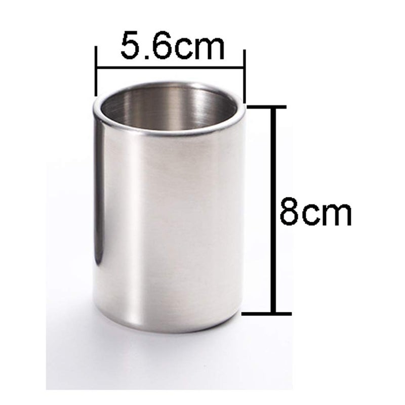 ليزنيرزم 1 قطعة الفولاذ المقاوم للصدأ حامل شوكة الفاكهة كوكتيل شوكة حامل جرة الفولاذ المقاوم للصدأ حامل أدوات المطبخ اختيار الطعام الشوك حامل ملعقة القهوة حامل كوب فضي اللون - Image 3