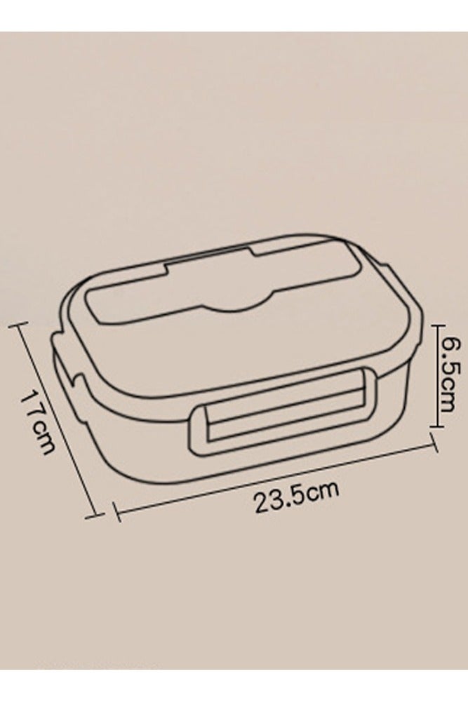 AMERTEER صندوق غداء بنتو ذو 4 أقسام – حاوية طعام معزولة مقاومة للتسرب للمدرسة والمكتب والسفر - Image 2