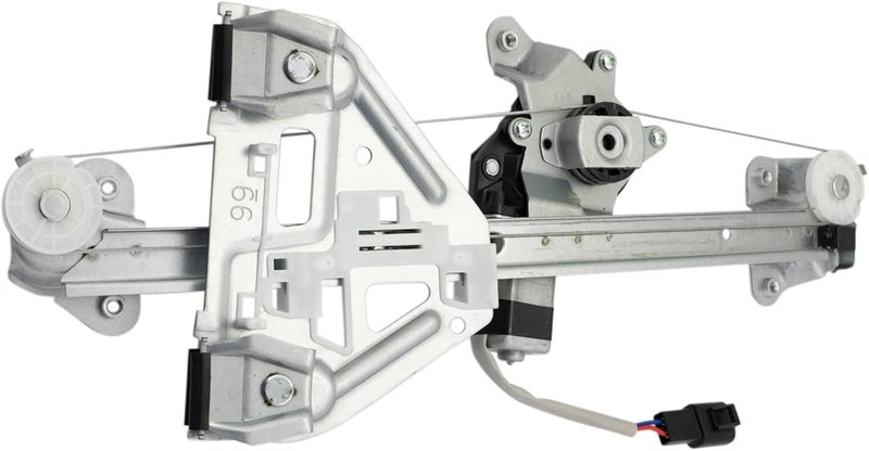 TRQ Rear Right Power Window Regulator & Motor Assembly Passenger Side Compatible with 2003-2007 Cadillac CTS GM1551120 - Image 3
