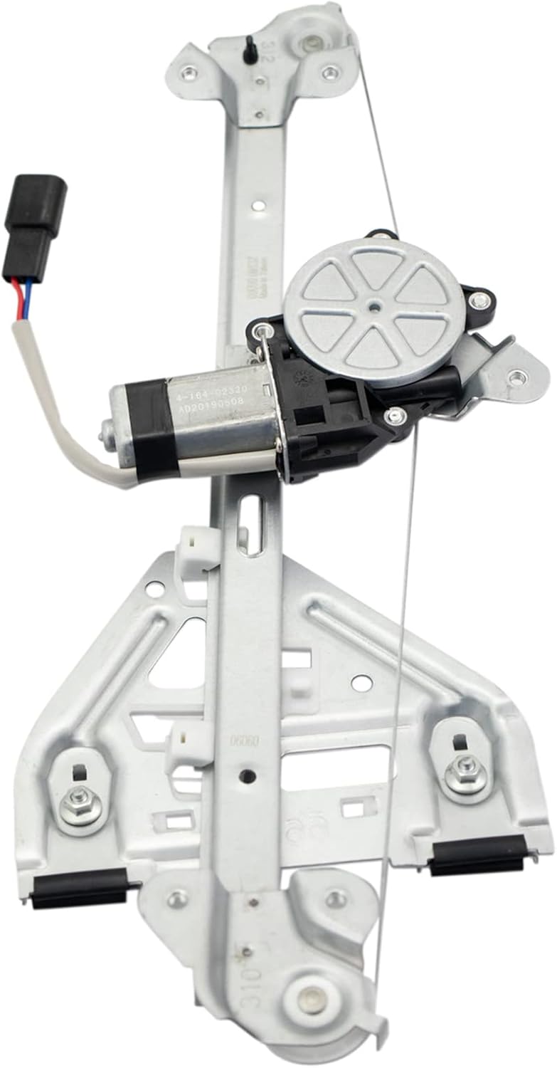 TRQ Rear Right Power Window Regulator & Motor Assembly Passenger Side Compatible with 2003-2007 Cadillac CTS GM1551120 - Image 1