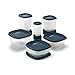 Rubbermaid Rubbermaid EasyFindLids Food Storage Containers, 42-Piece, Insignia Blue, Special-Edition Insignia Blue  - Image 2