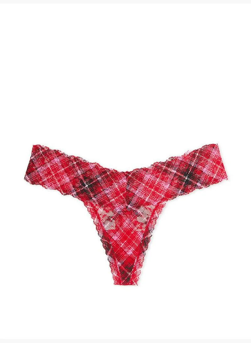 Victoria's Secret Posey Lace Thong Panty