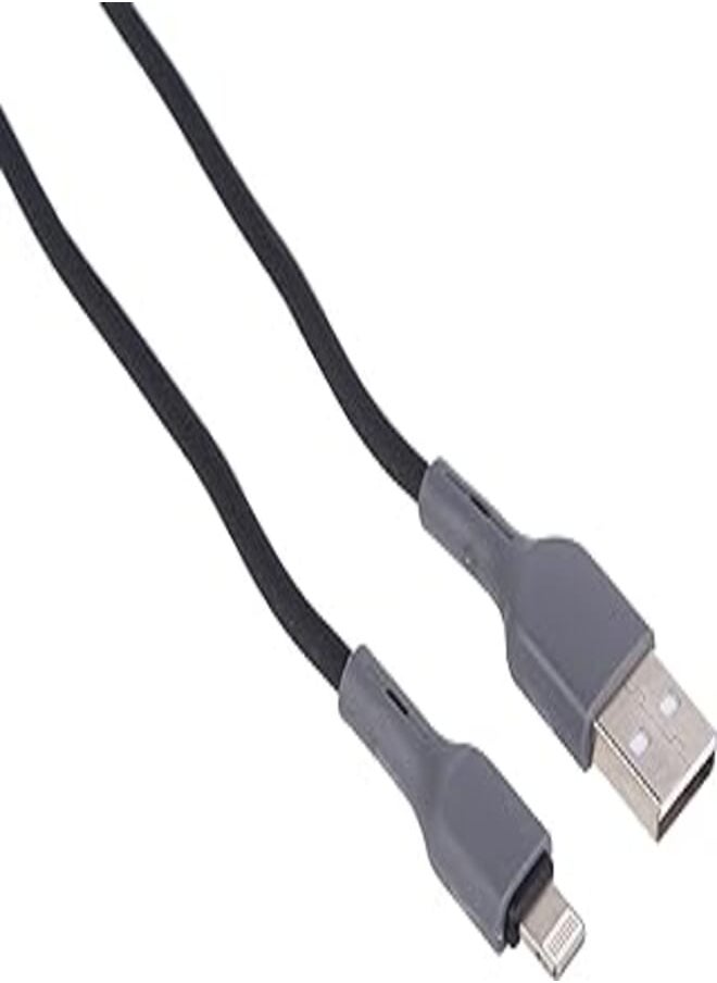 IVON Ivon kx2095 lighting usb fast cable charger and data line, 1m - gray and black-result.feed.gl_electronics-size 