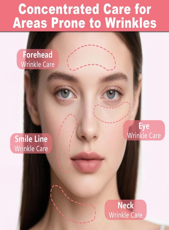 Charunee Micro Eye Patches, Under Eye Patches for Puffy Eyes and Dark Circles, Forehead & Smile Line Patches, Facial Anti Wrinkle Patches, Skin Care Masks for Women (6 Pairs) - Image 3