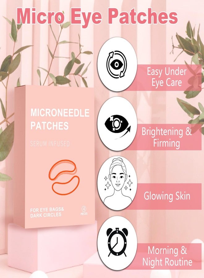 Charunee Micro Eye Patches, Under Eye Patches for Puffy Eyes and Dark Circles, Forehead & Smile Line Patches, Facial Anti Wrinkle Patches, Skin Care Masks for Women (6 Pairs) - Image 4
