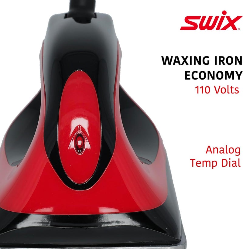 Swix T77 Economy Waxing Iron for Alpine and Nordic Skis, Snowboard | 110V 1000 Watt Wax Iron with Temperature Adjustment - Image 2