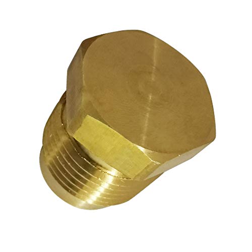 Legines Brass Flared Plug 3/8" Tube OD, SAE 45 Degree Flare Tube Fitting（Pack of 2） - Image 5