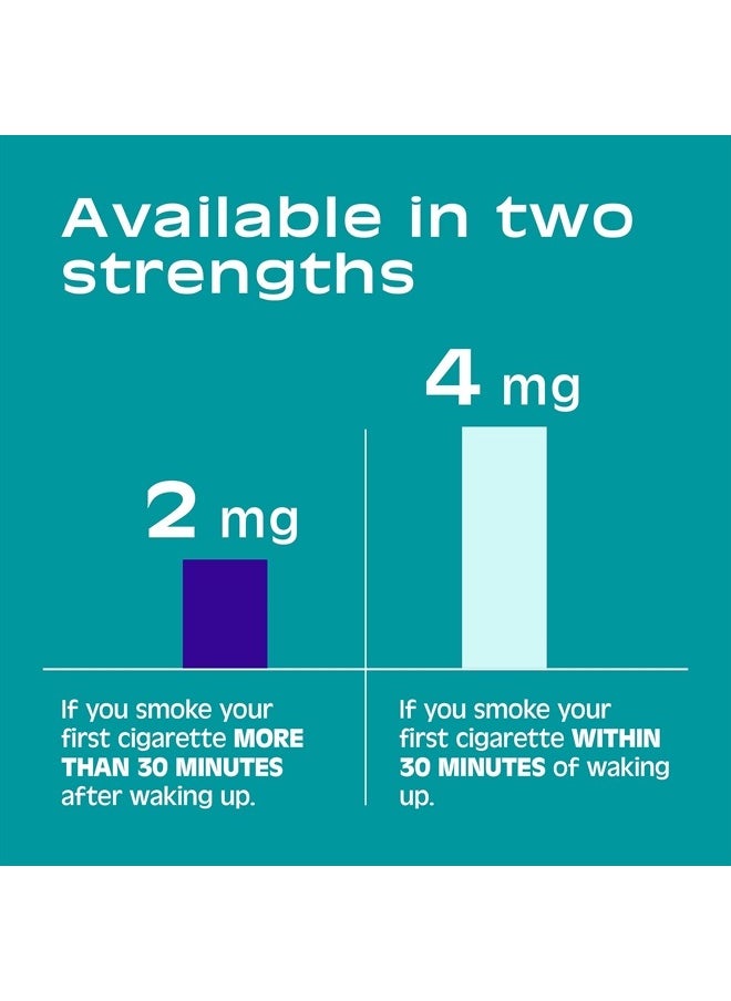 nicorette 2mg Nicotine Gum to Quit Smoking , Unflavored, Original, 170 Count  - Image 4