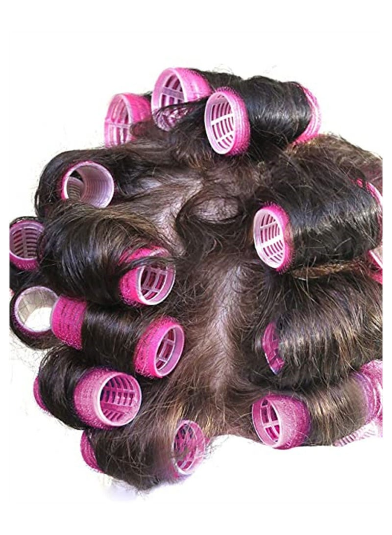 BLOOMING TIME 12 Pack Self Grip Salon Hairdressing Curlers, DIY Curly Hairstyle, Colours May Vary - Image 2