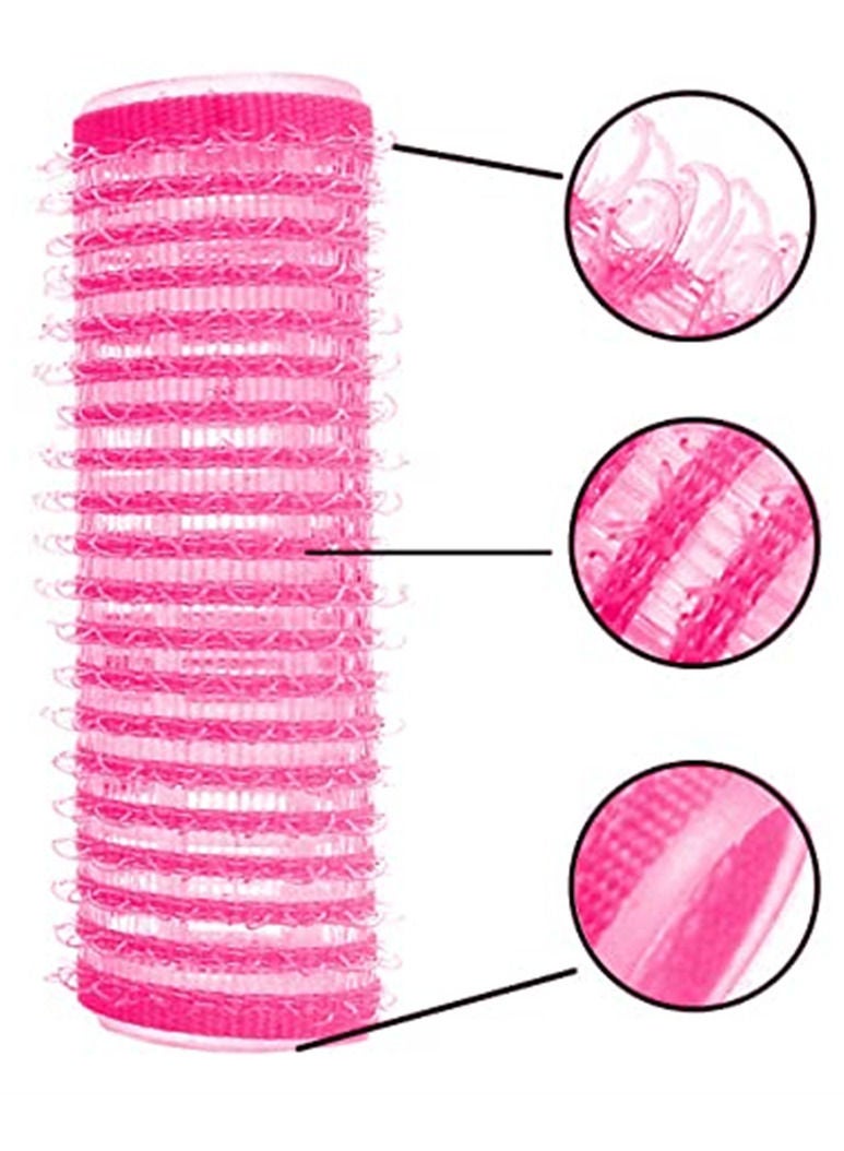 BLOOMING TIME 12 Pack Self Grip Salon Hairdressing Curlers, DIY Curly Hairstyle, Colours May Vary - Image 3