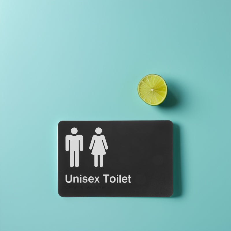 Braille Sign Replacement Braille Unisex Restroom Sign Decor Restroom Sign Braille Public Signage Braille Unisex Toilet Sign - Image 3