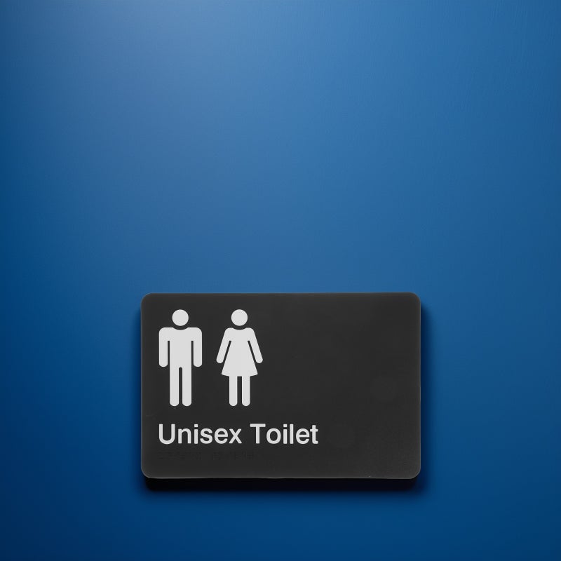 Braille Sign Replacement Braille Unisex Restroom Sign Decor Restroom Sign Braille Public Signage Braille Unisex Toilet Sign - Image 4