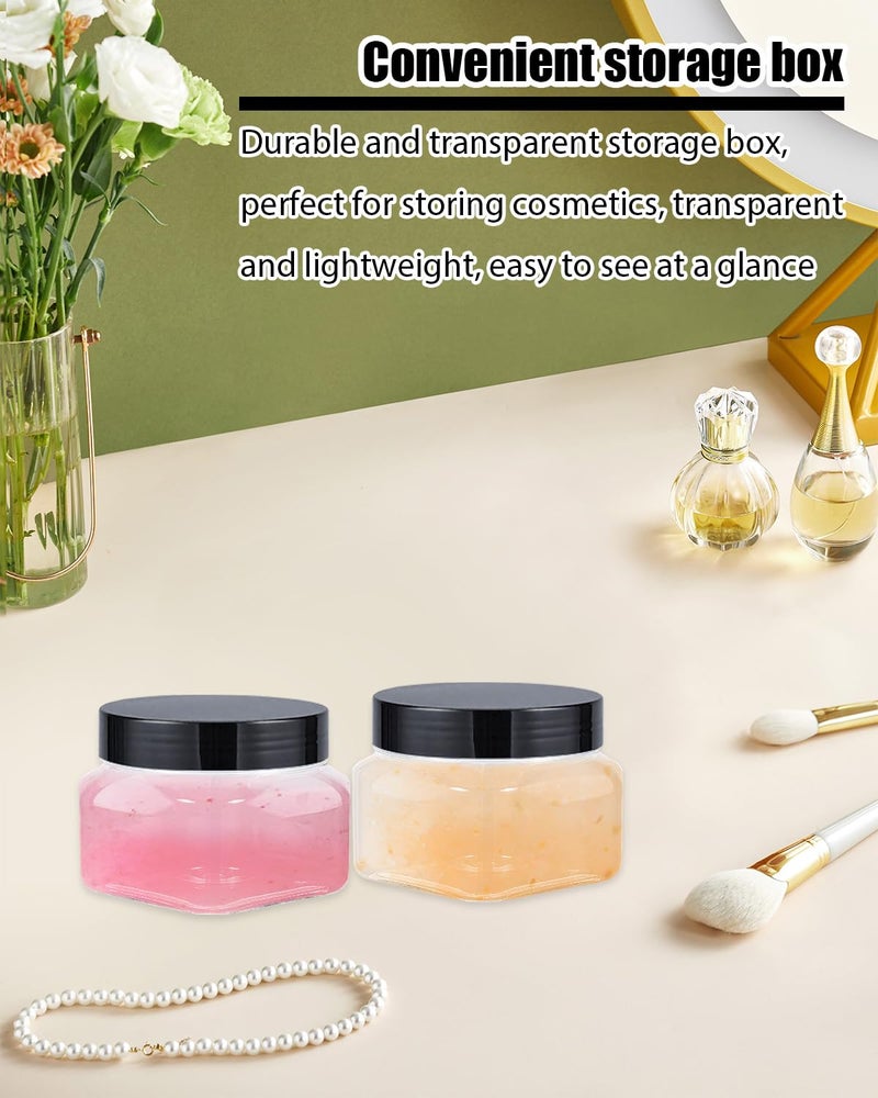 Wuqoioo Clear Storage Jars, 16 Pcs 5 Oz Plastic Jars With Lids Plastic Containers With Lids For Lotion, Cream, Body Butter, Makeup, Ointments (Clear) - Image 5