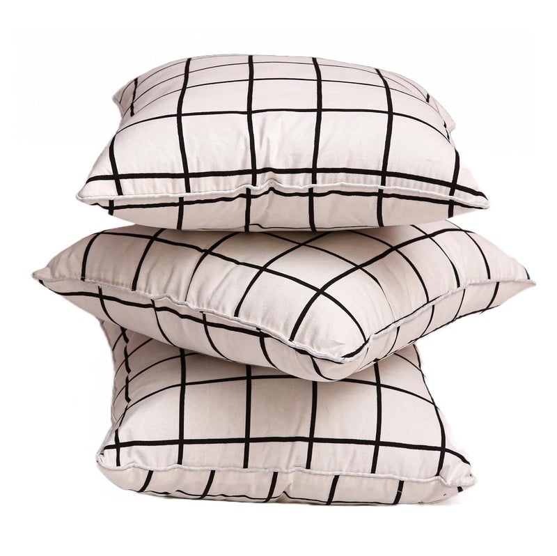 BETTER SLEEP furnishing Throw Pillow Inserts Lightweight Conjugated Fibre Fill Cotton Cushion Hand Washable 12x12 Inch 3 - Image 1