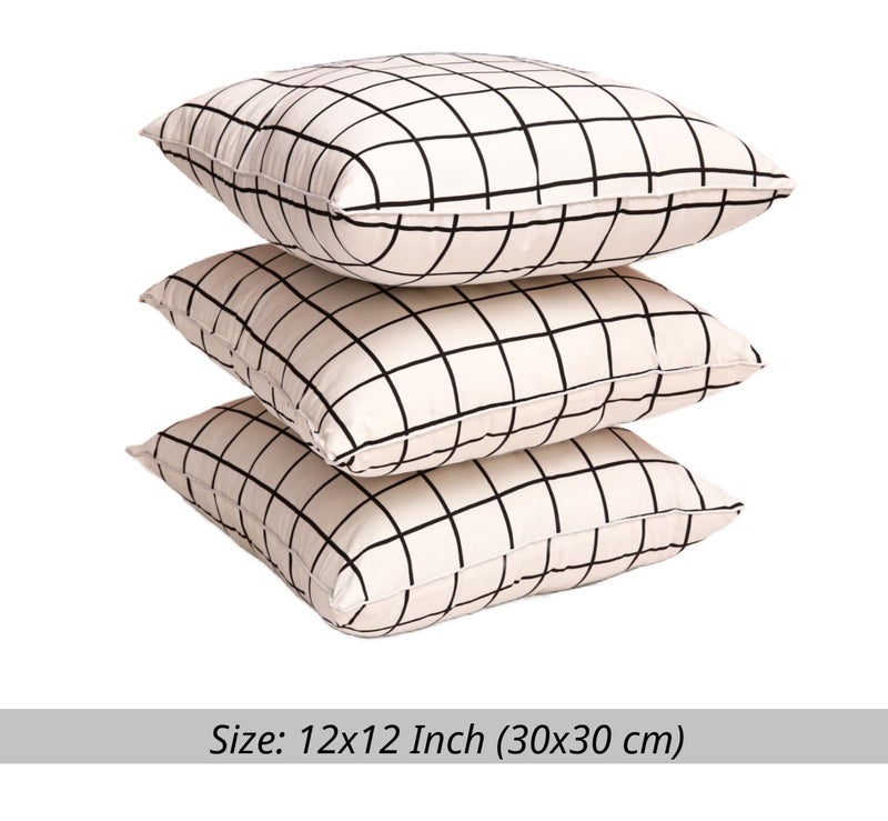 BETTER SLEEP furnishing Throw Pillow Inserts Lightweight Conjugated Fibre Fill Cotton Cushion Hand Washable 12x12 Inch 3 - Image 3