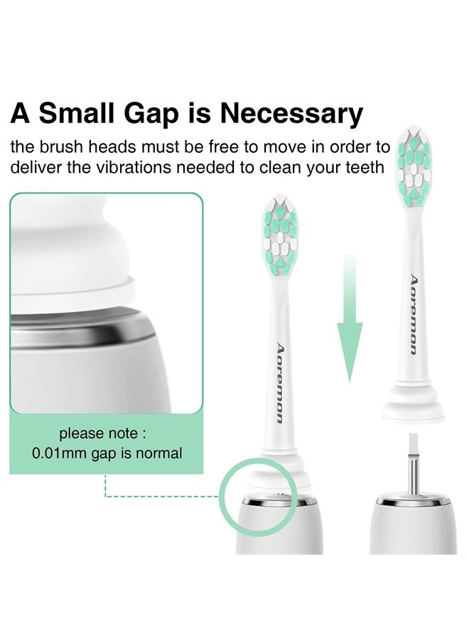 Aoremon Replacement Toothbrush Heads for Philips Sonicare ProtectiveClean 4100 5100 C1 C2 HX9023/65, 10 Pack - Image 3