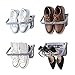Baffect Hanging Shoe Organizer 4 pieces,Shoe Holder Foldable Wall Mounted Shoe Rack Hanging Shelf for Shoes Storage - Image 2