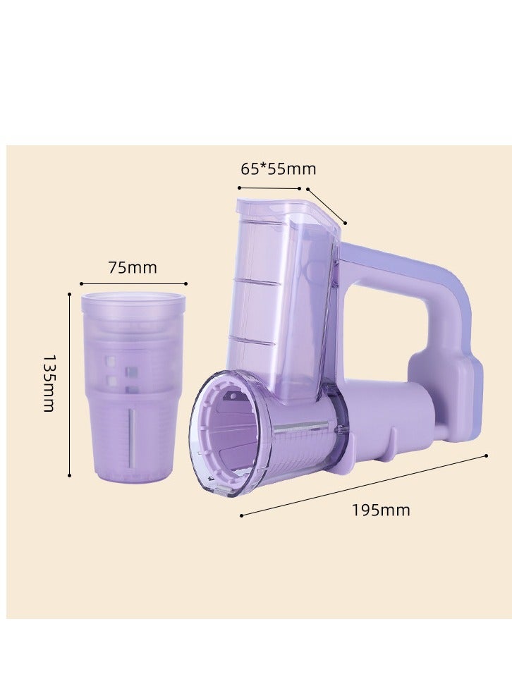 Electric Handheld Food Processor Household Multifunctional Drum Vegetable Cutting Tool - Image 2