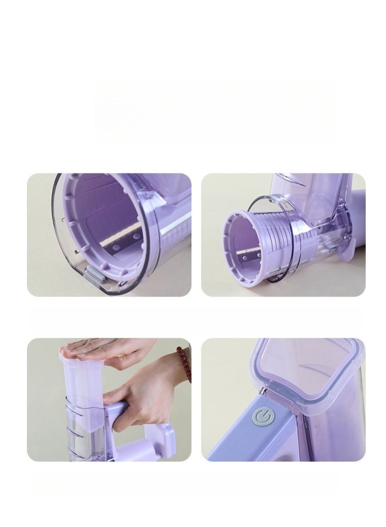 Electric Handheld Food Processor Household Multifunctional Drum Vegetable Cutting Tool - Image 3