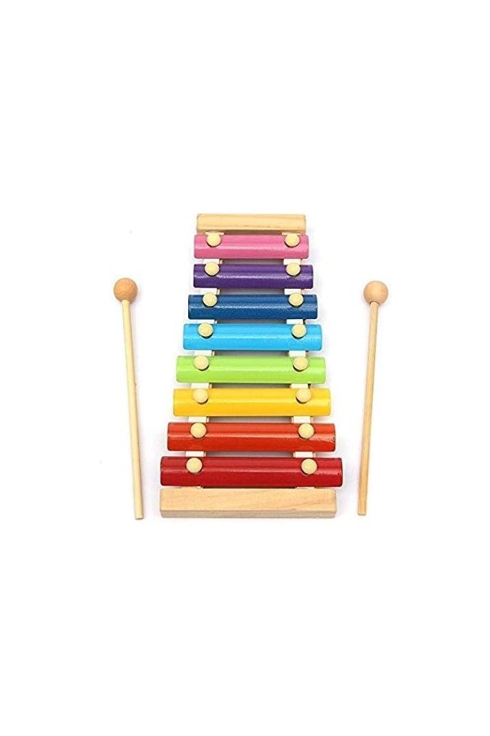 Piano wooden instrument for children 8 notes xylophone kids toys - Image 2