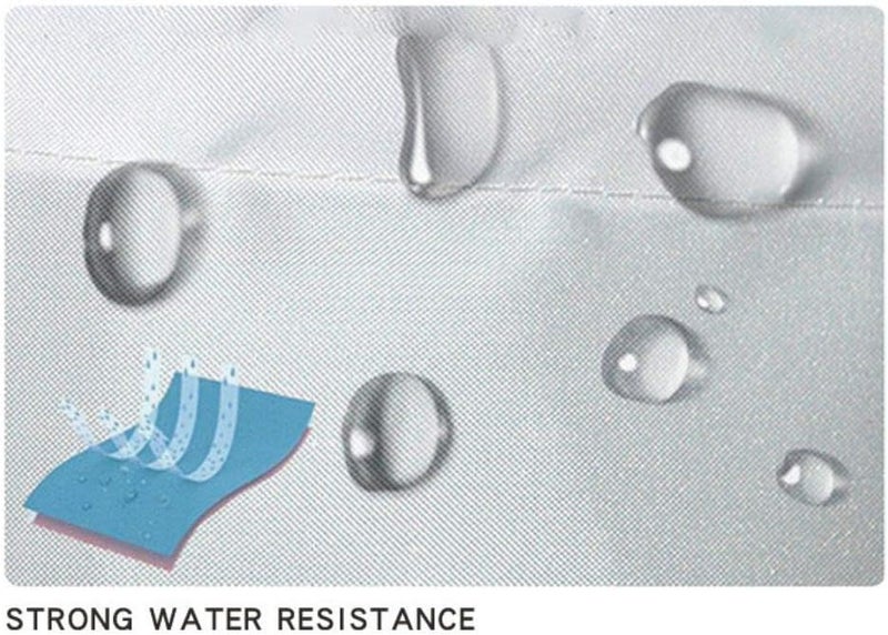 كلاراكو مجموعة ستائر حمام من 4 قطع من كلاركو مع سجاد غير قابل للانزلاق، وغطاء غطاء المرحاض، وسجادة حمام و12 خطافًا، وستارة حمام من القماش المقاوم للماء على شكل سانتا كلوز لتزيين حمام عيد الميلاد - Image 4