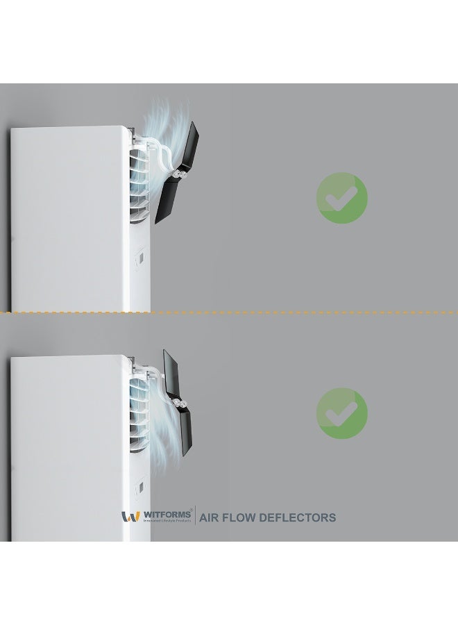 ويتفورمز WITFORMS / StandFlow - عاكس هواء مكيف الهواء، سهل التركيب بدون ثقب الجدار، حجم قابل للتعديل ليناسب جميع أنواع وأحجام مكيفات الهواء - Image 5