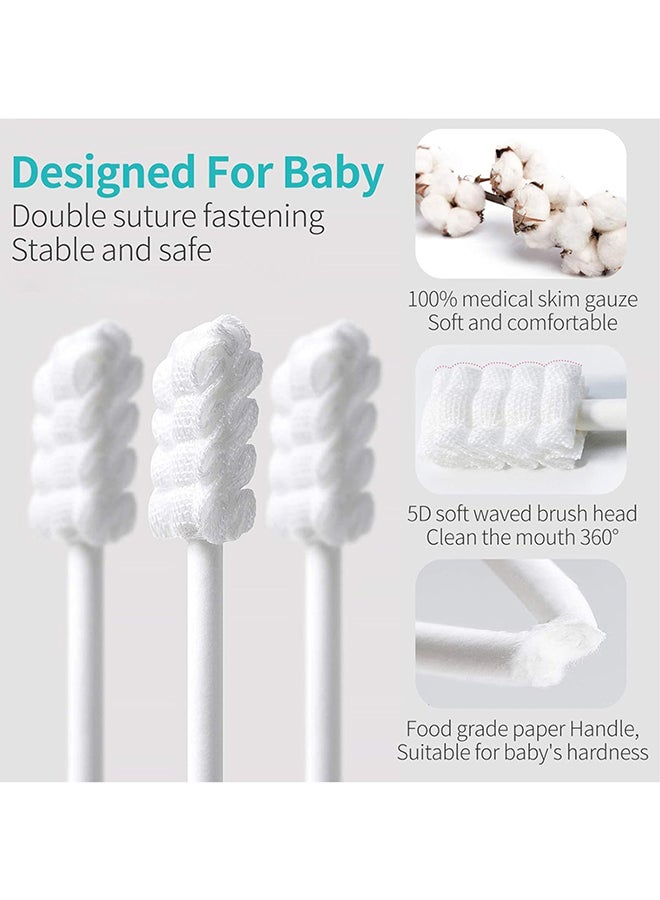 LINJIE Baby Toothbrush Tongue Cleaner, 30 Pieces - Image 2