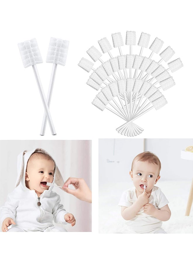 LINJIE Baby Toothbrush Tongue Cleaner, 30 Pieces - Image 1