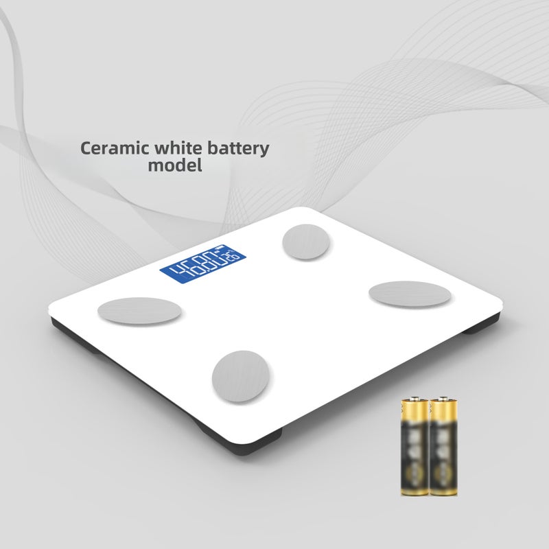 Generic European Smart Bluetooth Body Fat ScaleCF130-Battery White (30*26 large size) CF130-Battery White (30*26 large size)