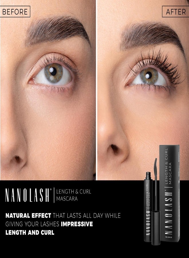 Nanolash Length&Curl Mascara 10 ml - lengthening and curling mascara, the effect of perfectly long and perfectly curled eyelashes, black mascara - Image 3