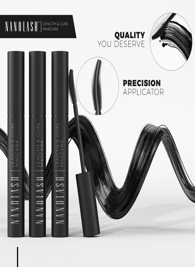 Nanolash Length&Curl Mascara 10 ml - lengthening and curling mascara, the effect of perfectly long and perfectly curled eyelashes, black mascara - Image 4