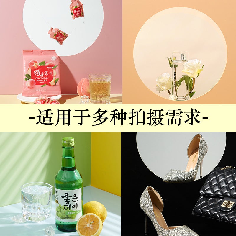 Ins Style Double-Sided Po Background Board Shooting Morandi Color Internet Celebrity Po Props Gourmet Pure Color Pography Wooden Board - Image 5