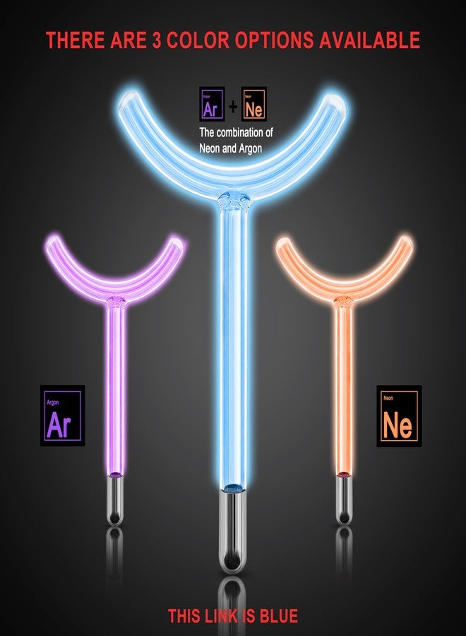 Elitzia Electrode Wand Glass Tube Handheld Spare Parts for Hi Frequency Instrument Elitzia ETHB01 (Blue Y Shape) - Image 3