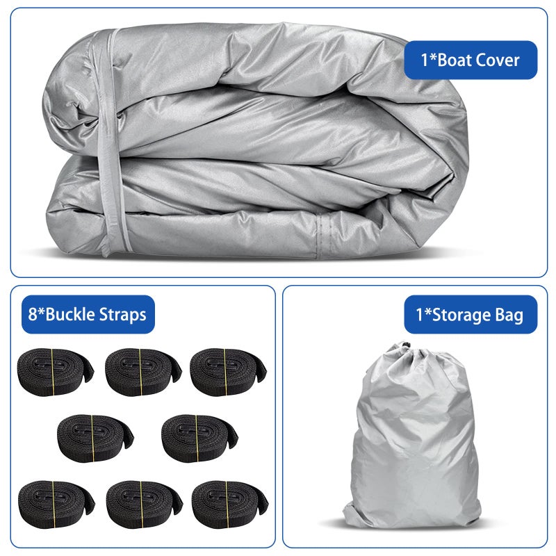 iCOVER Personal Watercraft Cover- Water Proof Heavy Duty Trailerable Jet Ski Covers for Seadoo Kawasaki Yamaha Wave Runner, Fits PWC Models Up to 113in Long - Image 4
