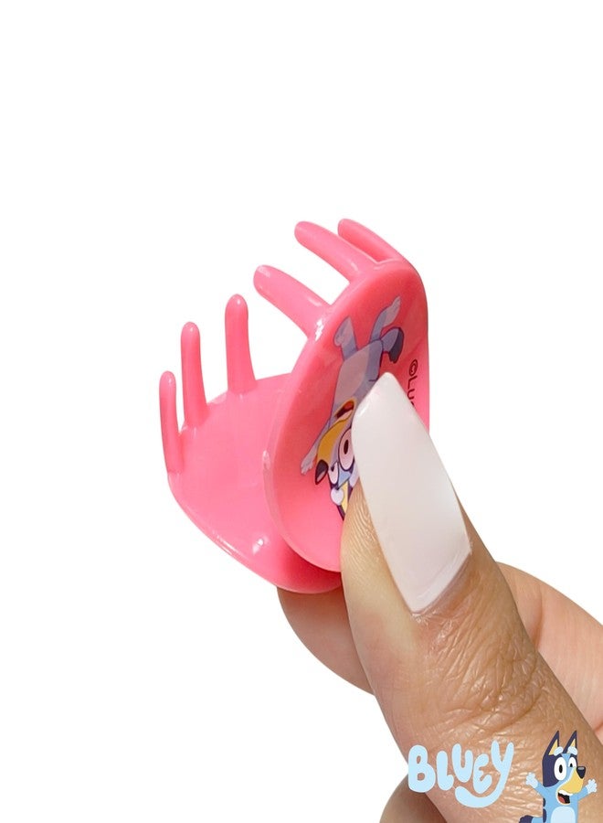 LUV HER Bluey Girls Butterfly Hair Clips - 8 Cute Hair Clips with Small Soft Claw, Clips for Every Occasion - Multi Color with Your Favorite Bluey Characters - Ages 3+ - Image 4