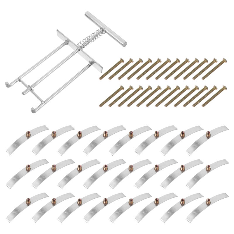 25Pcs Electrical Box Repair Kit Plated Silver 86 Type Socket Back Box Repair Tool for Home Use - Image 1