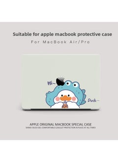 Generic Applicable Macbookair Protective Case 13 Inch M3 Soft Apple Notebook Pro14/15 Computer Cover-Color:Colorful Flowers + Transparent Bottom Shell-Applicable Models:2018-2020air13(A1932/A2179/A2337)  - Image 3