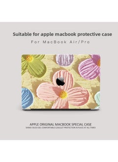 Generic Applicable Macbookair Protective Case 13 Inch M3 Soft Apple Notebook Pro14/15 Computer Cover-Color:Colorful Flowers + Transparent Bottom Shell-Applicable Models:2018-2020air13(A1932/A2179/A2337)  - Image 5