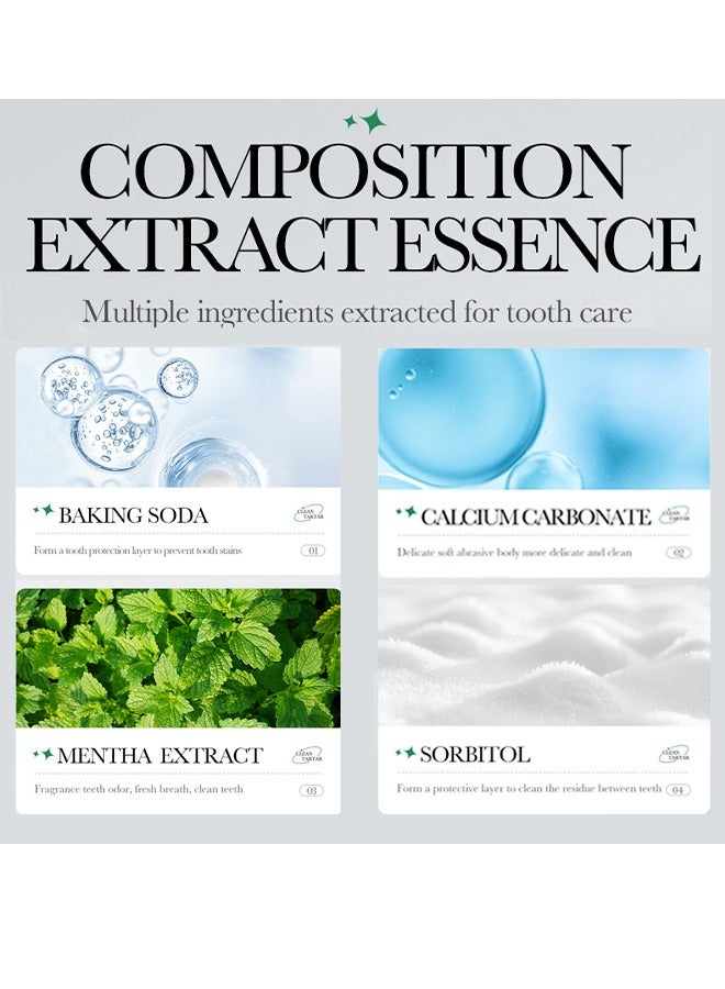 بيو أكوا معجون أسنان صودا الخبز ، تنظيف البلاك والجير المرفق ، تبييض الأسنان ، تنظيف وتنقية الفم 100 جرام - Image 2