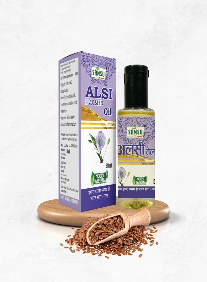 Sansu Flaxseed Oil 50ml (Pack of 3) | Ayurvedic. - Image 5