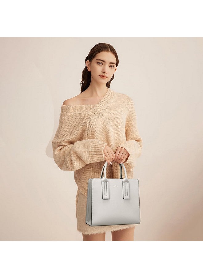 Keyli Tote Bag for Women Fashion lightweight crossbody shoulder bags waterproof leather Handbags Satchel for Working, Travel and Shopping White - Image 2