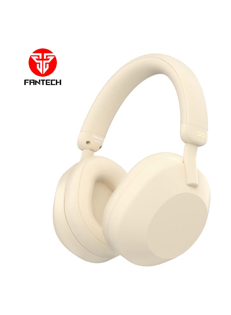 FANTECH Wireless Gaming Headset with Dual Mode (BT 5.3/Wired) - Gaming headset for PC, PS5, PS4, Mac，Switch，20H Playtime, 40mm Drivers, Fast Charging, Adjustable Ear Cups, Memory foam, Durable Frame,Multi-Platform for PC/Mobile/PS5 Multi-Platform Compatible  - Image 1