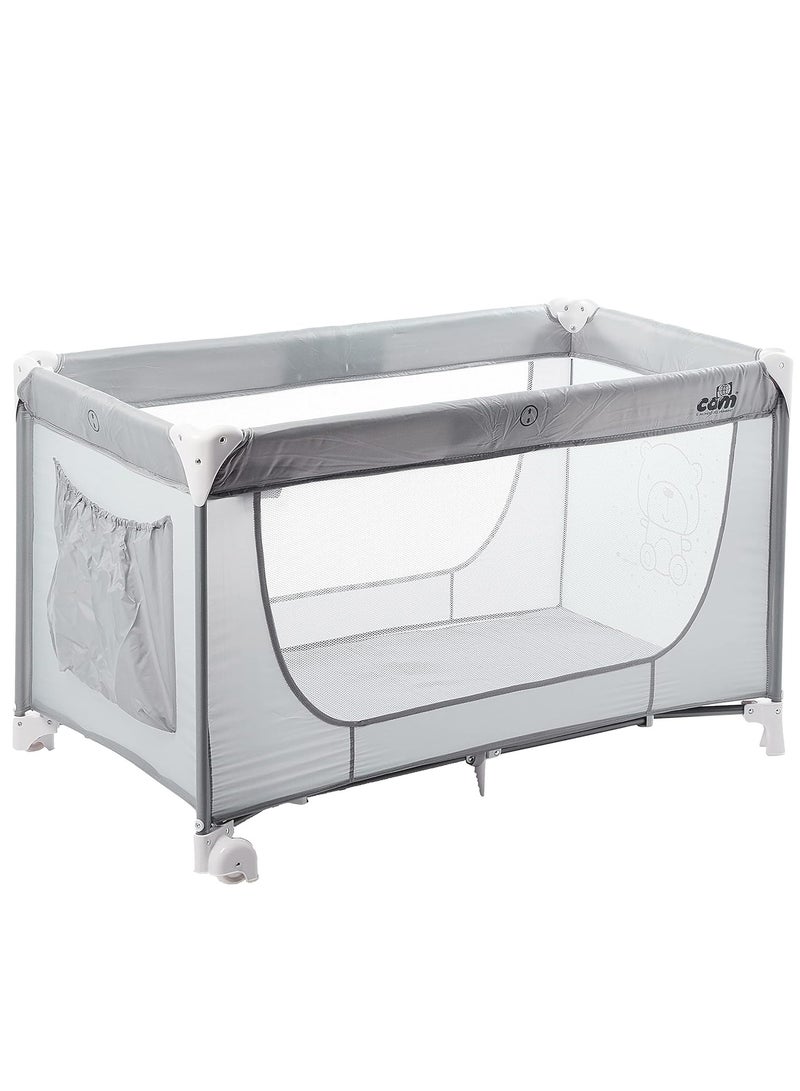 cam سرير سفر - تيدي - سرير سفر صغير الحجم يمكن حمله إلى أي مكان، من عمر 0 إلى 36 شهرًا - Image 2