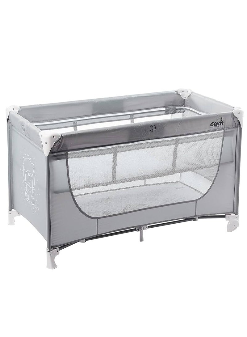 cam سرير سفر - تيدي - سرير سفر صغير الحجم يمكن حمله إلى أي مكان، من عمر 0 إلى 36 شهرًا - Image 3